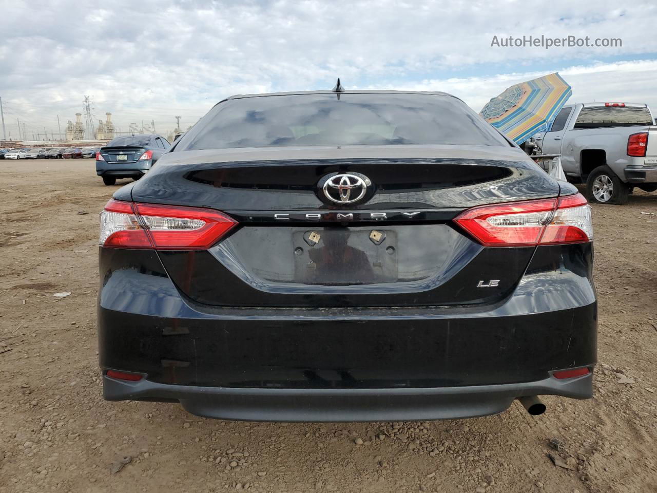 2019 Toyota Camry L Black vin: 4T1B11HK2KU171695