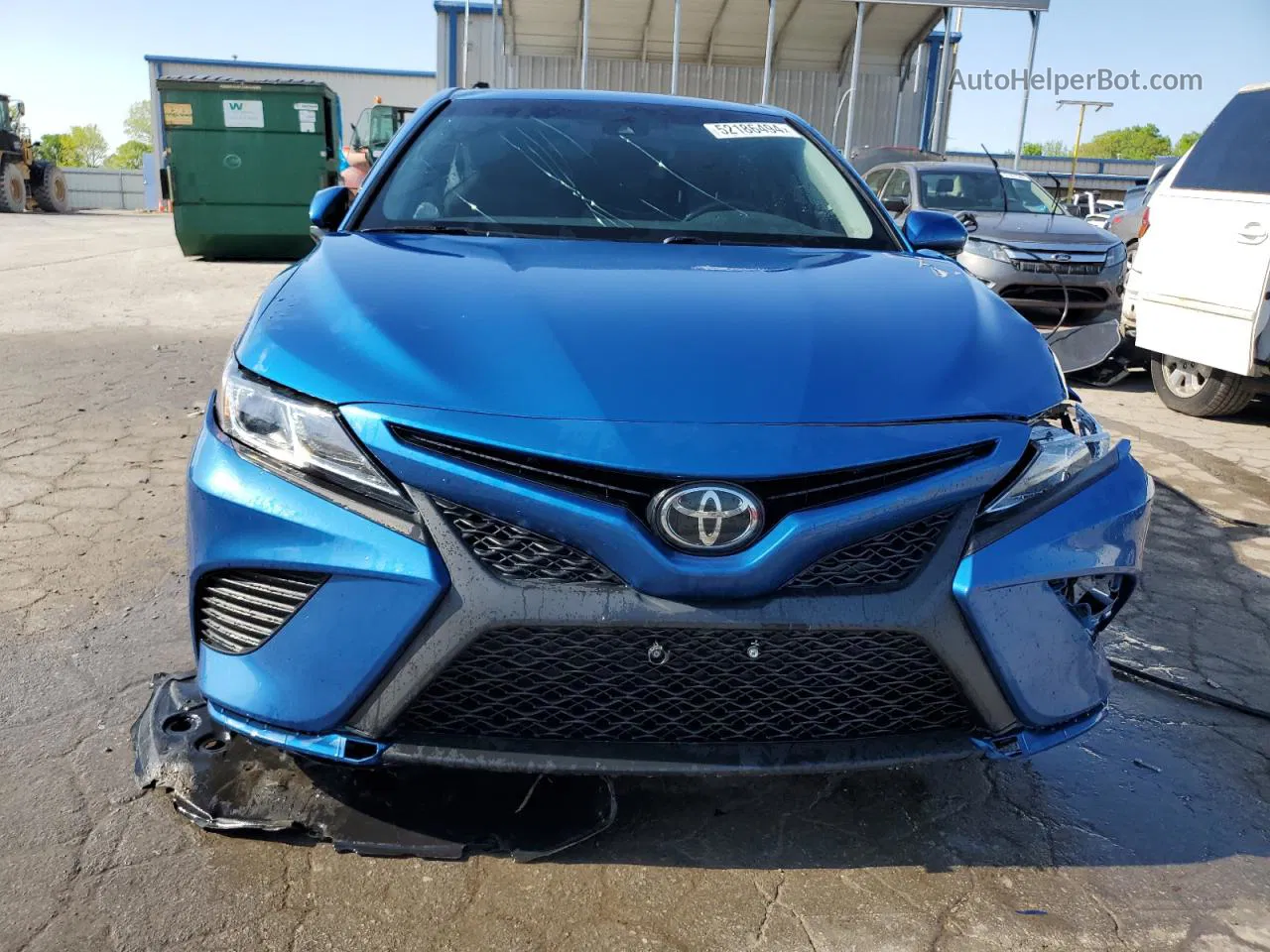 2019 Toyota Camry L Blue vin: 4T1B11HK2KU177996