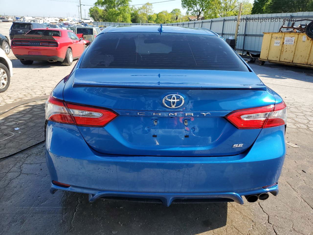 2019 Toyota Camry L Blue vin: 4T1B11HK2KU177996