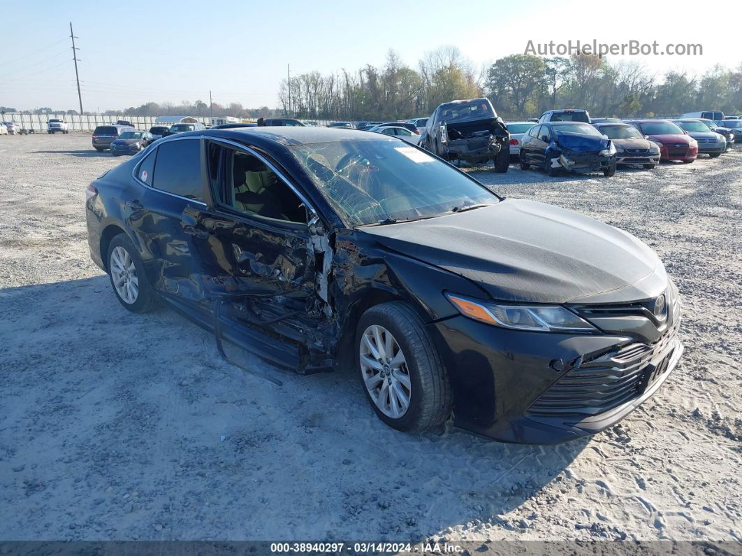 2019 Toyota Camry Le Black vin: 4T1B11HK2KU181434