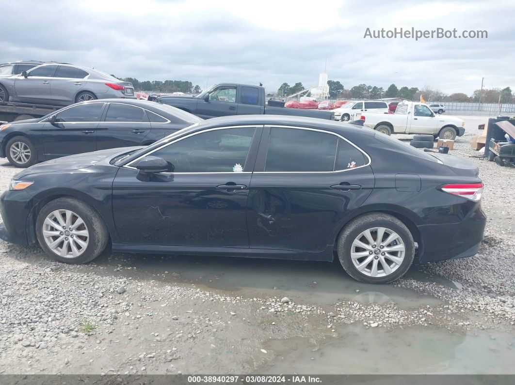 2019 Toyota Camry Le Black vin: 4T1B11HK2KU181434