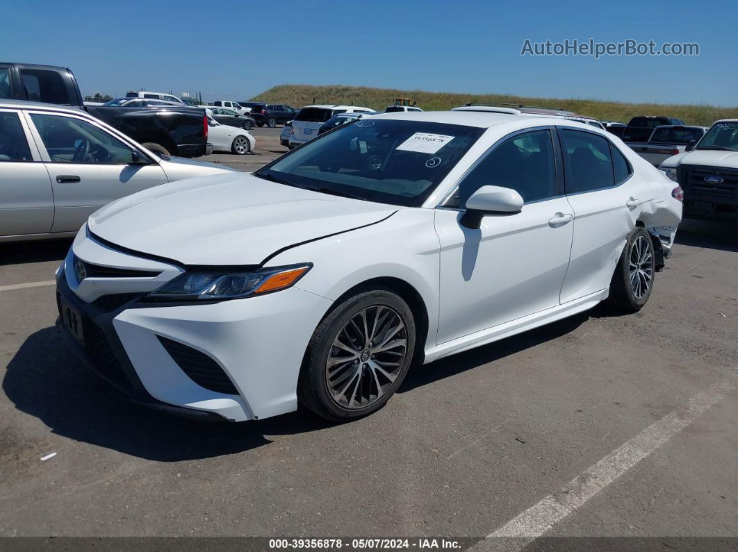 2019 Toyota Camry Se White vin: 4T1B11HK2KU184589