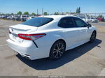 2019 Toyota Camry Se White vin: 4T1B11HK2KU184589