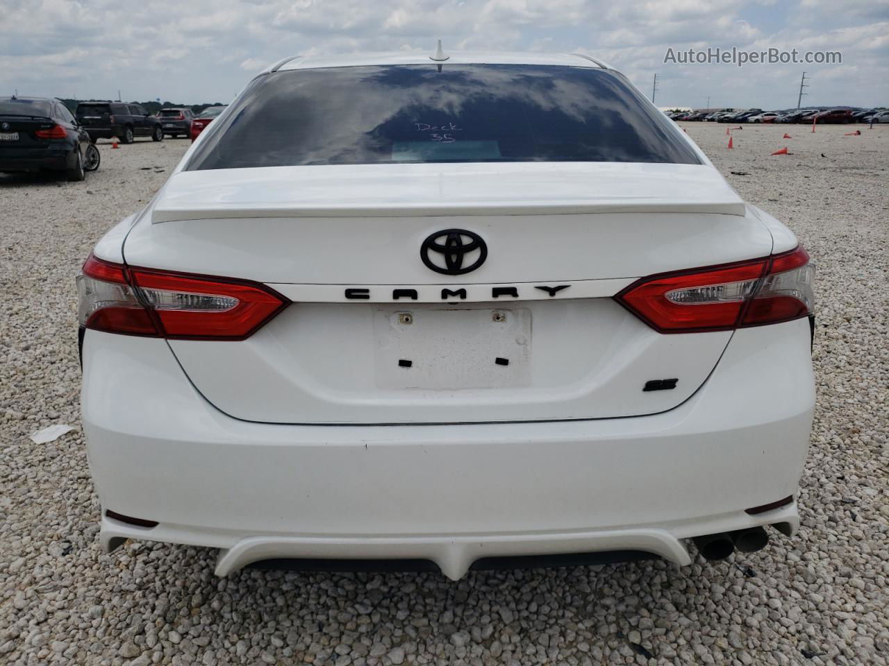 2019 Toyota Camry L White vin: 4T1B11HK2KU227389