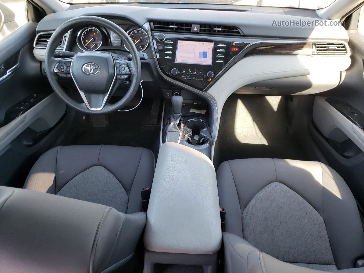 2019 Toyota Camry L Серый vin: 4T1B11HK2KU236710