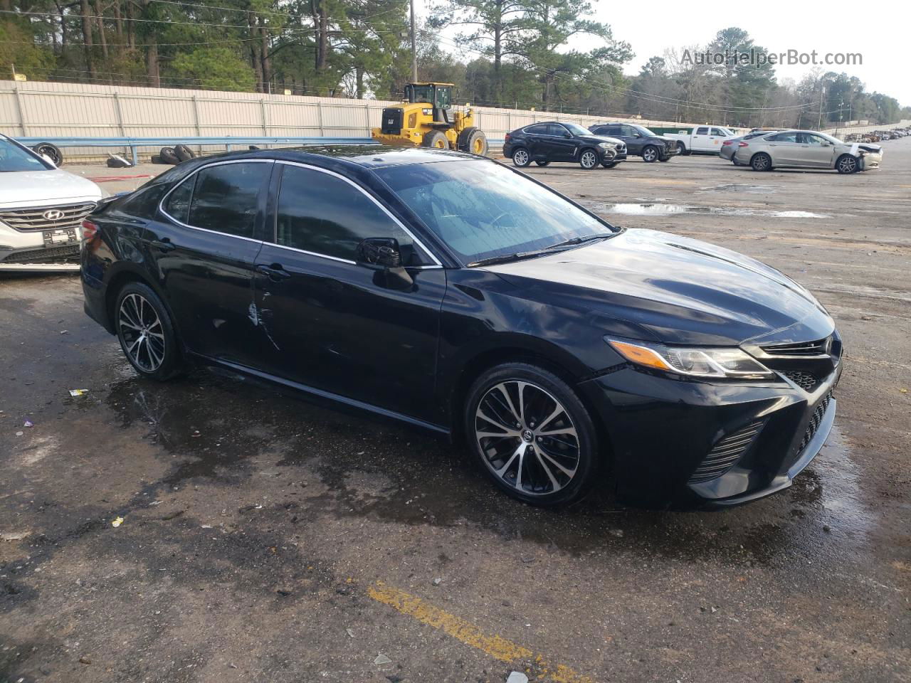 2019 Toyota Camry L Black vin: 4T1B11HK2KU242443