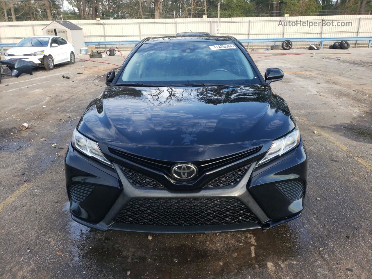 2019 Toyota Camry L Black vin: 4T1B11HK2KU242443