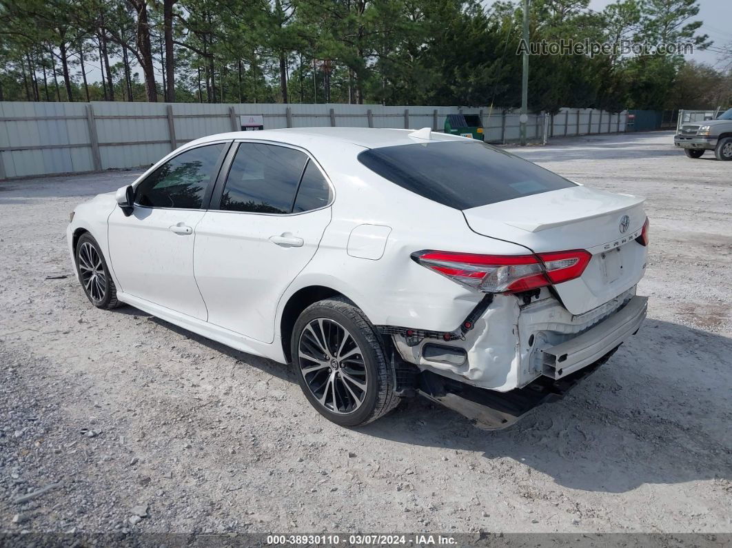 2019 Toyota Camry Se Белый vin: 4T1B11HK2KU259419