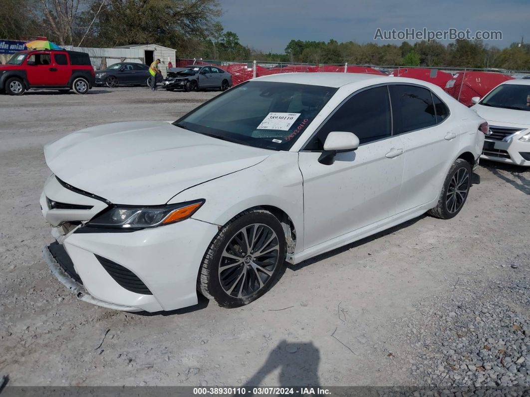 2019 Toyota Camry Se White vin: 4T1B11HK2KU259419