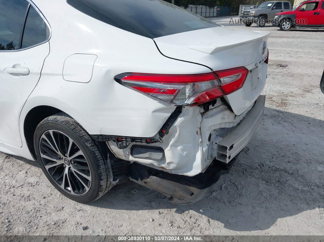 2019 Toyota Camry Se Белый vin: 4T1B11HK2KU259419