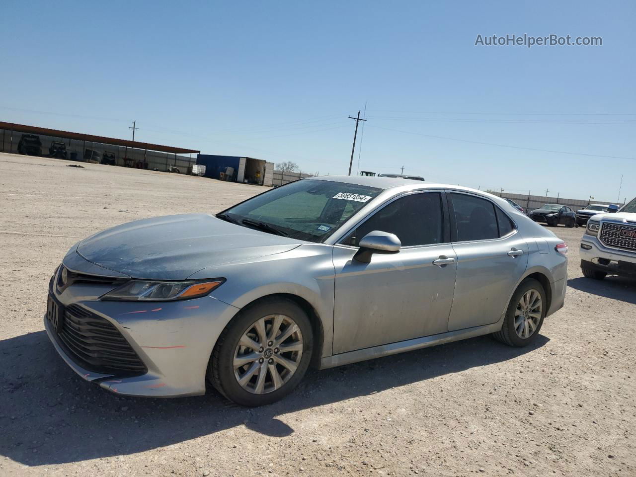 2019 Toyota Camry L Gray vin: 4T1B11HK2KU270131