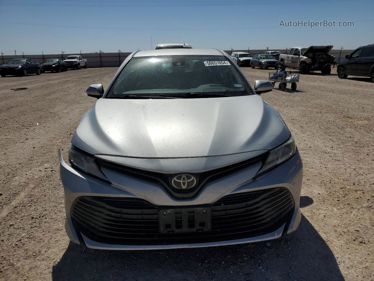 2019 Toyota Camry L Gray vin: 4T1B11HK2KU270131