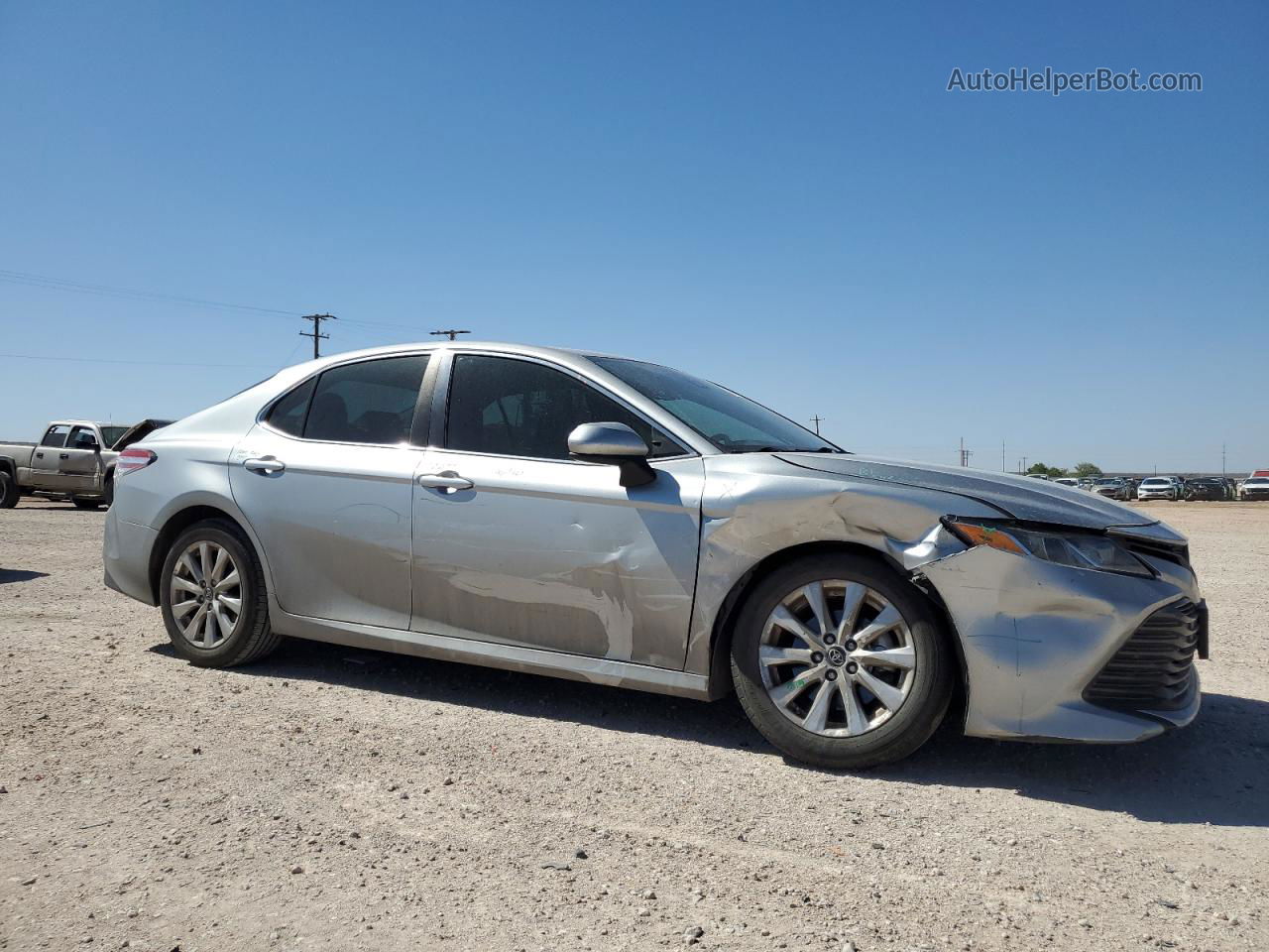 2019 Toyota Camry L Gray vin: 4T1B11HK2KU270131