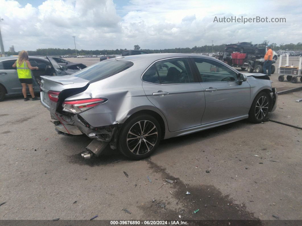 2019 Toyota Camry Se Silver vin: 4T1B11HK2KU276205