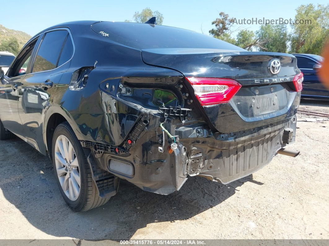 2019 Toyota Camry Le Black vin: 4T1B11HK2KU289763