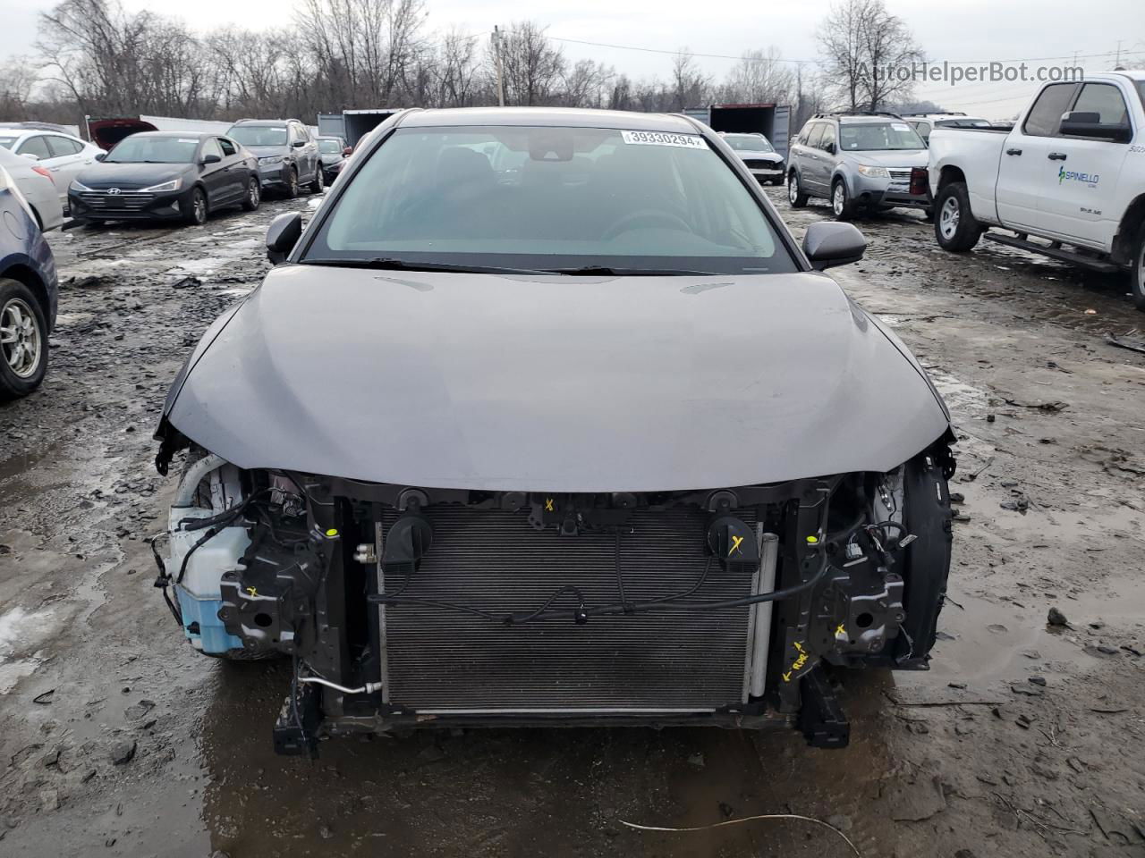 2019 Toyota Camry L Gray vin: 4T1B11HK2KU684719