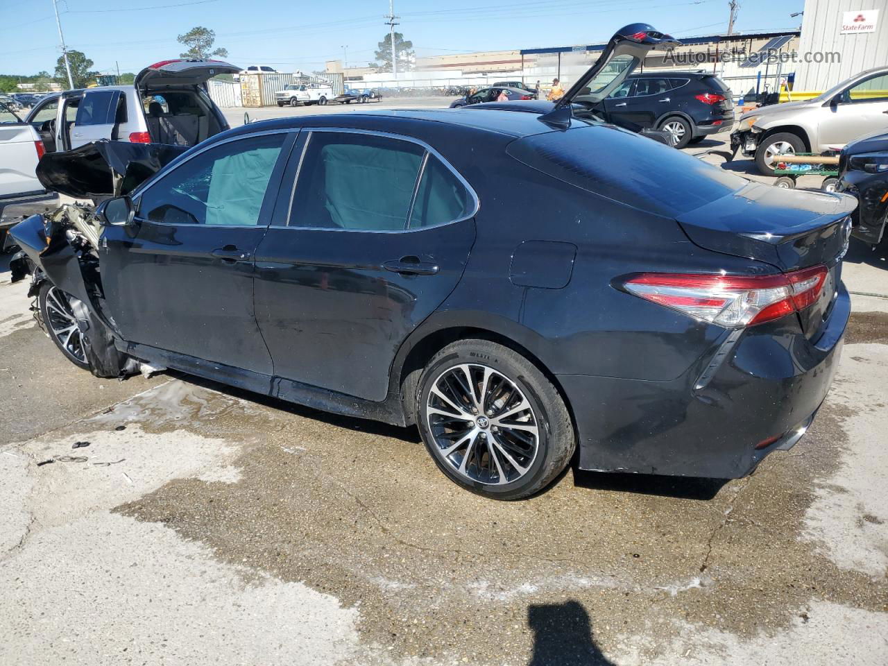 2019 Toyota Camry L Charcoal vin: 4T1B11HK2KU755983