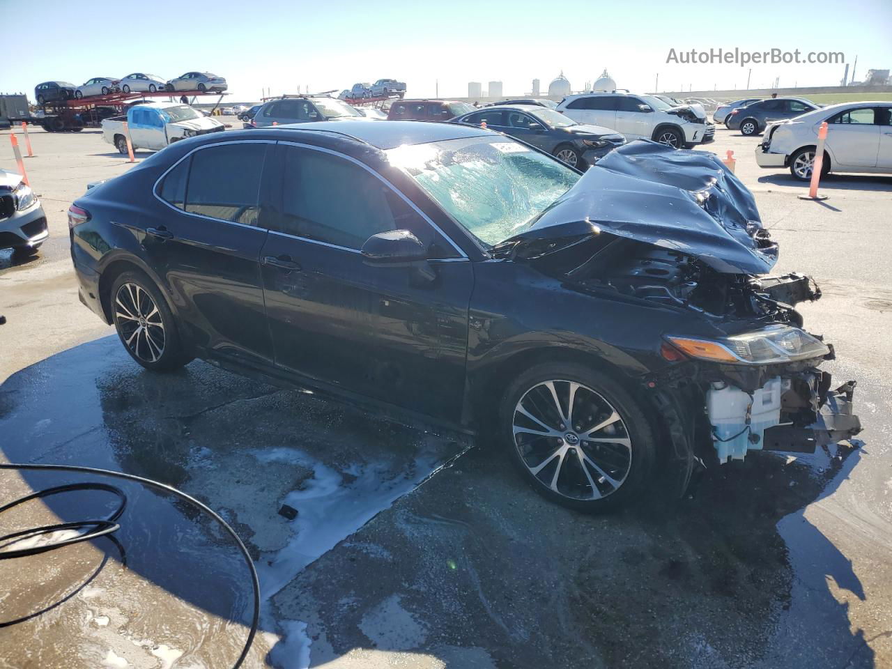 2019 Toyota Camry L Charcoal vin: 4T1B11HK2KU755983