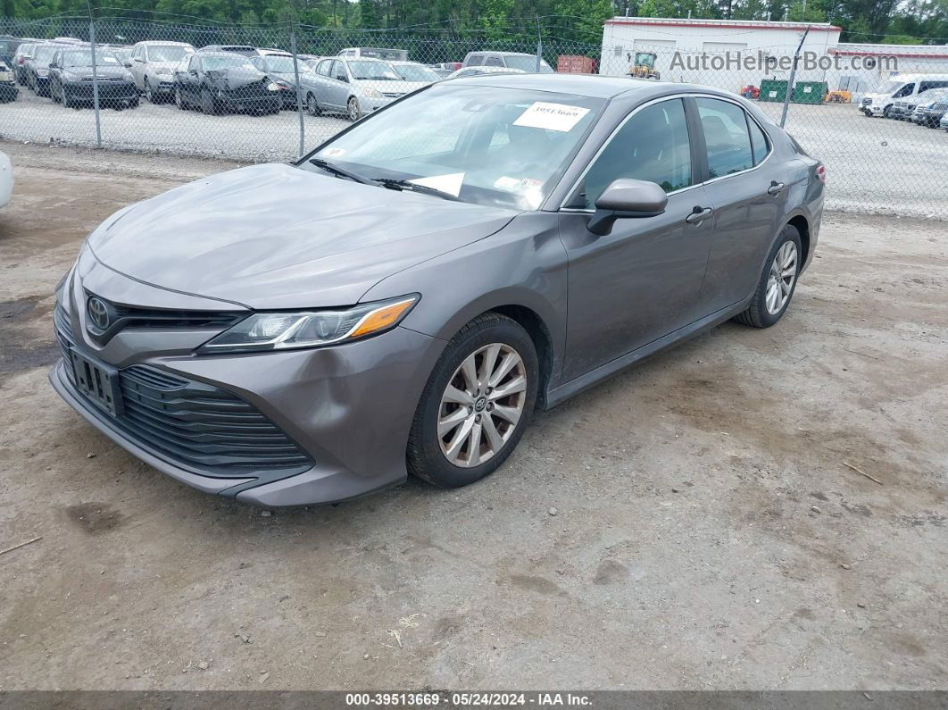 2019 Toyota Camry Le Gray vin: 4T1B11HK2KU761718