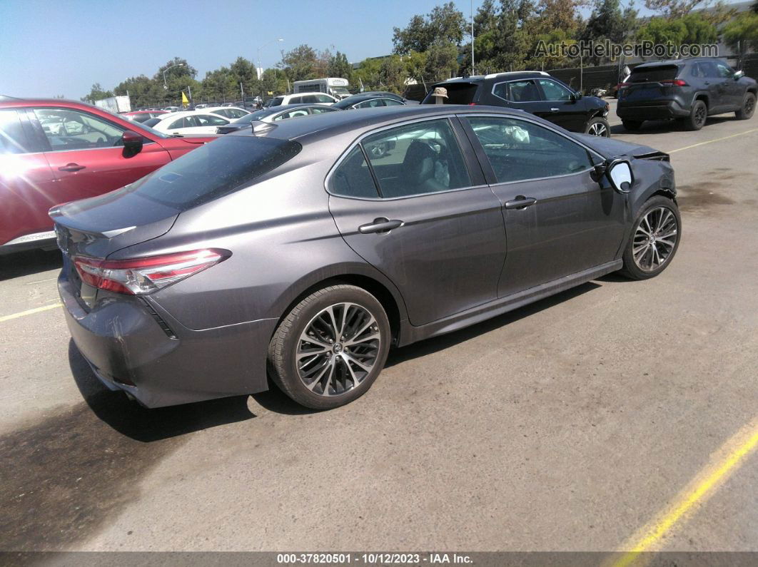 2019 Toyota Camry Se Gray vin: 4T1B11HK2KU795383