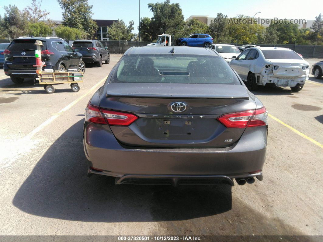 2019 Toyota Camry Se Gray vin: 4T1B11HK2KU795383