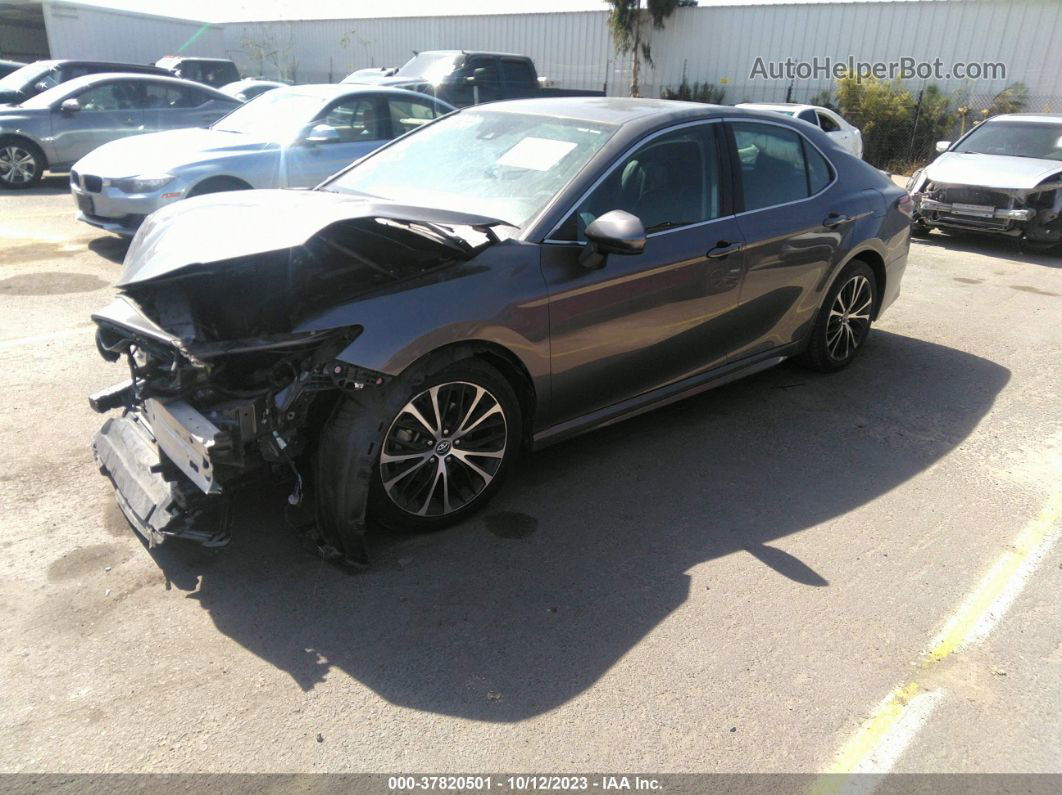 2019 Toyota Camry Se Gray vin: 4T1B11HK2KU795383