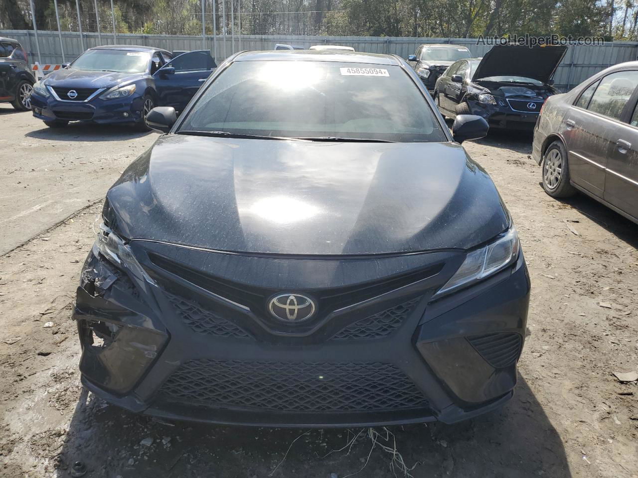 2019 Toyota Camry L Black vin: 4T1B11HK3KU169079