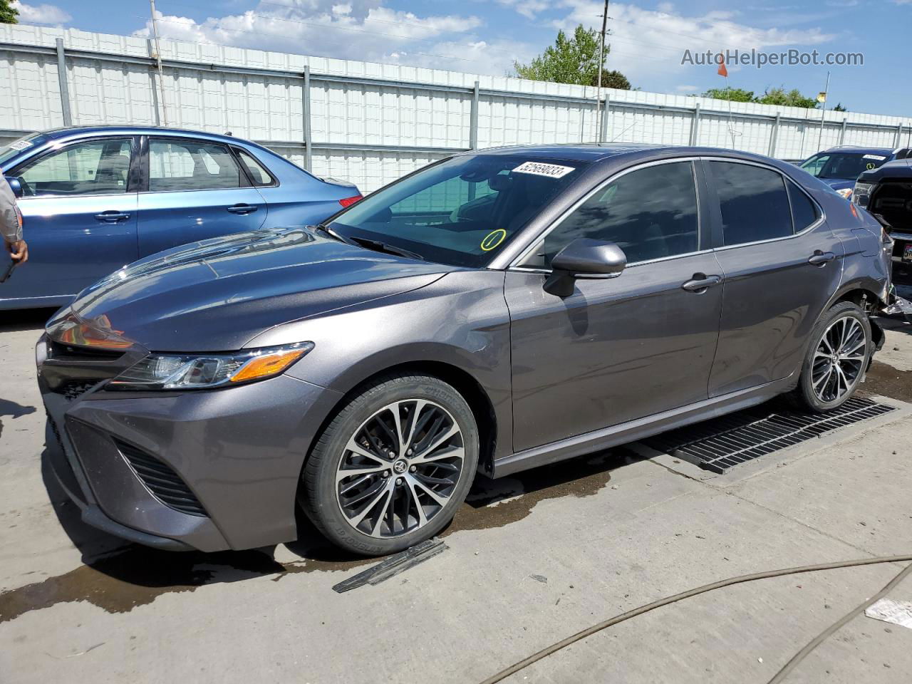 2019 Toyota Camry L Коричневый vin: 4T1B11HK3KU179756