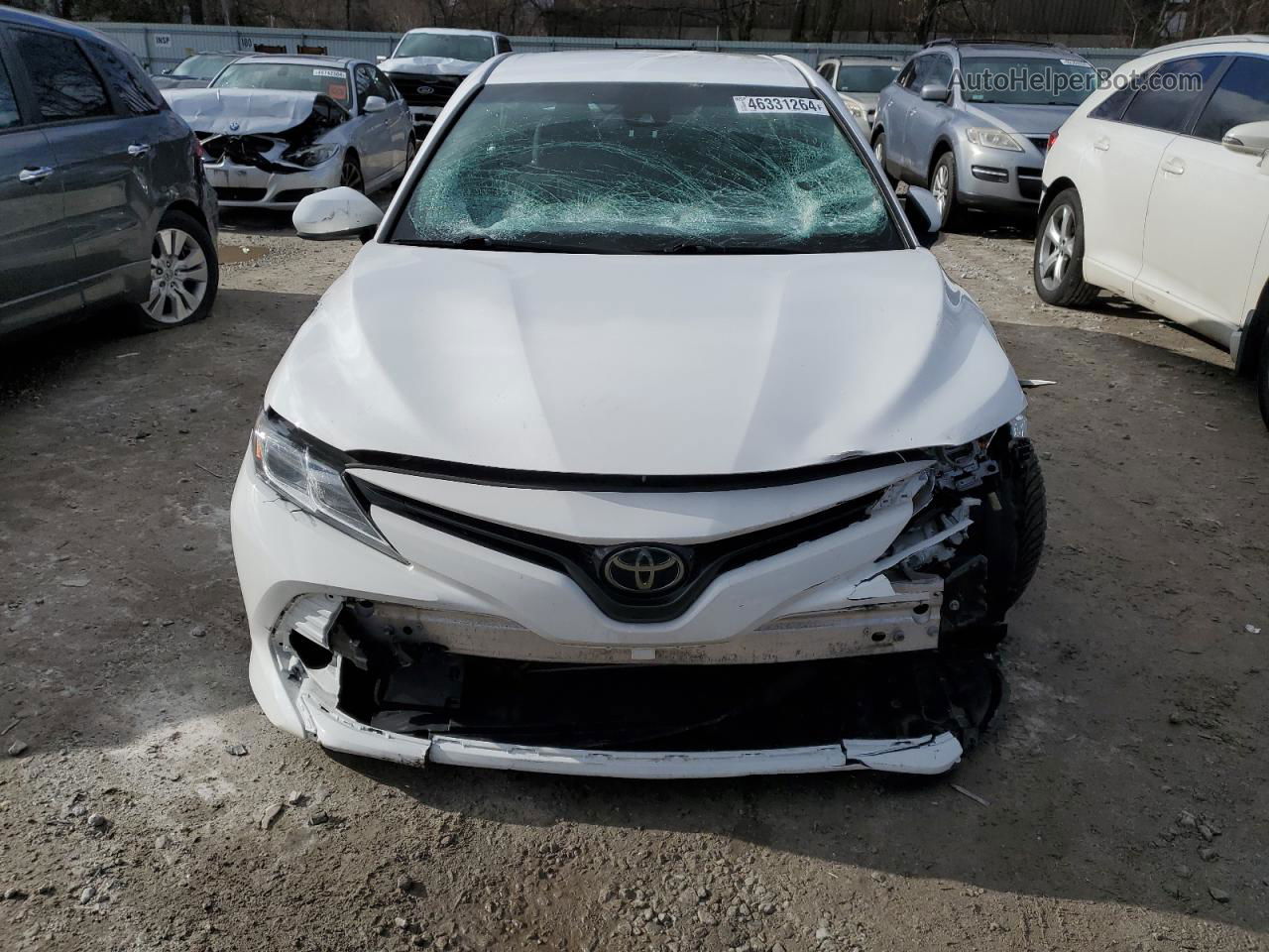 2019 Toyota Camry L Белый vin: 4T1B11HK3KU180583