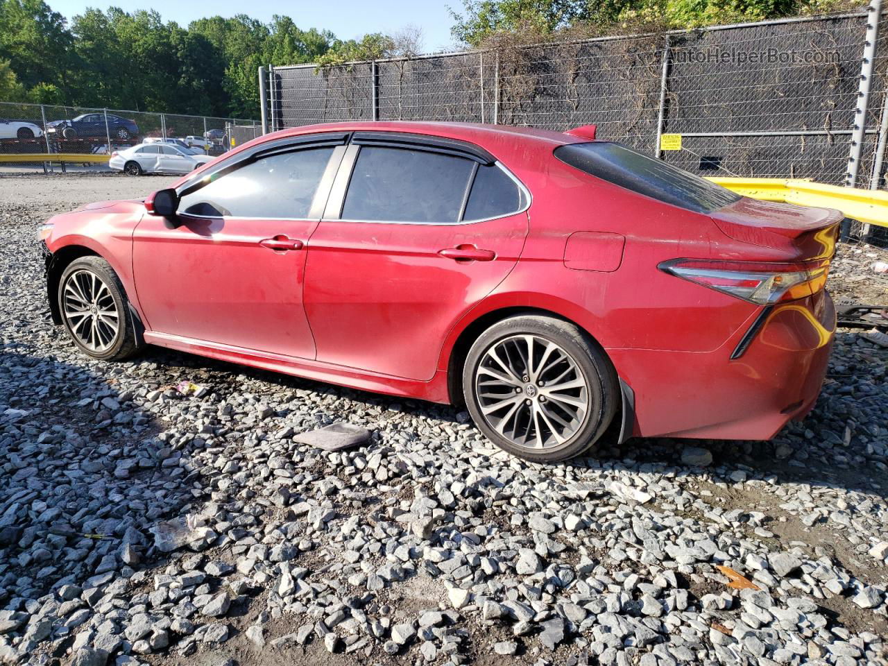 2019 Toyota Camry L Red vin: 4T1B11HK3KU229278