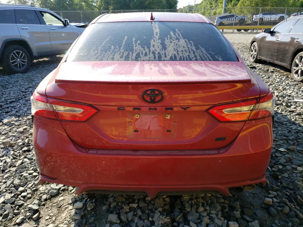 2019 Toyota Camry L Red vin: 4T1B11HK3KU229278