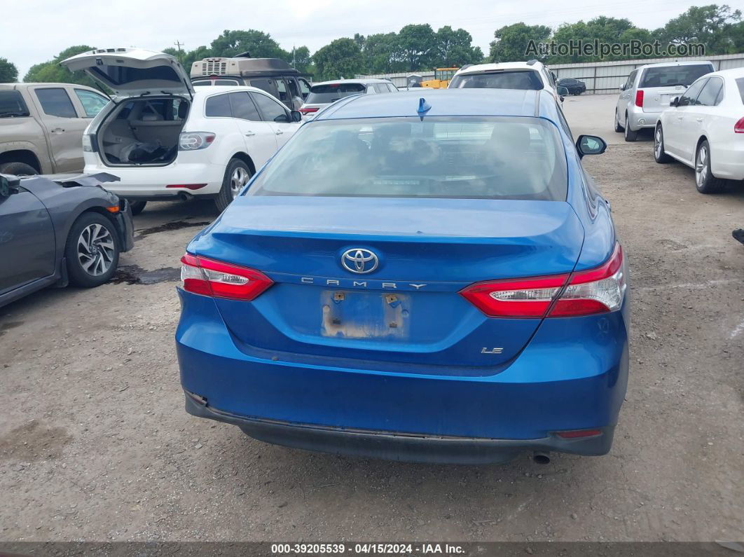 2019 Toyota Camry Le Blue vin: 4T1B11HK3KU238336