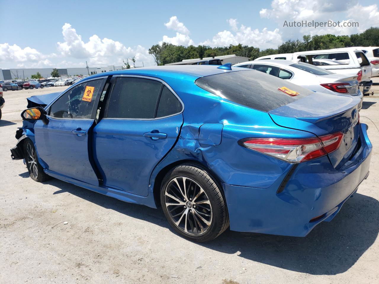 2019 Toyota Camry L Blue vin: 4T1B11HK3KU241690