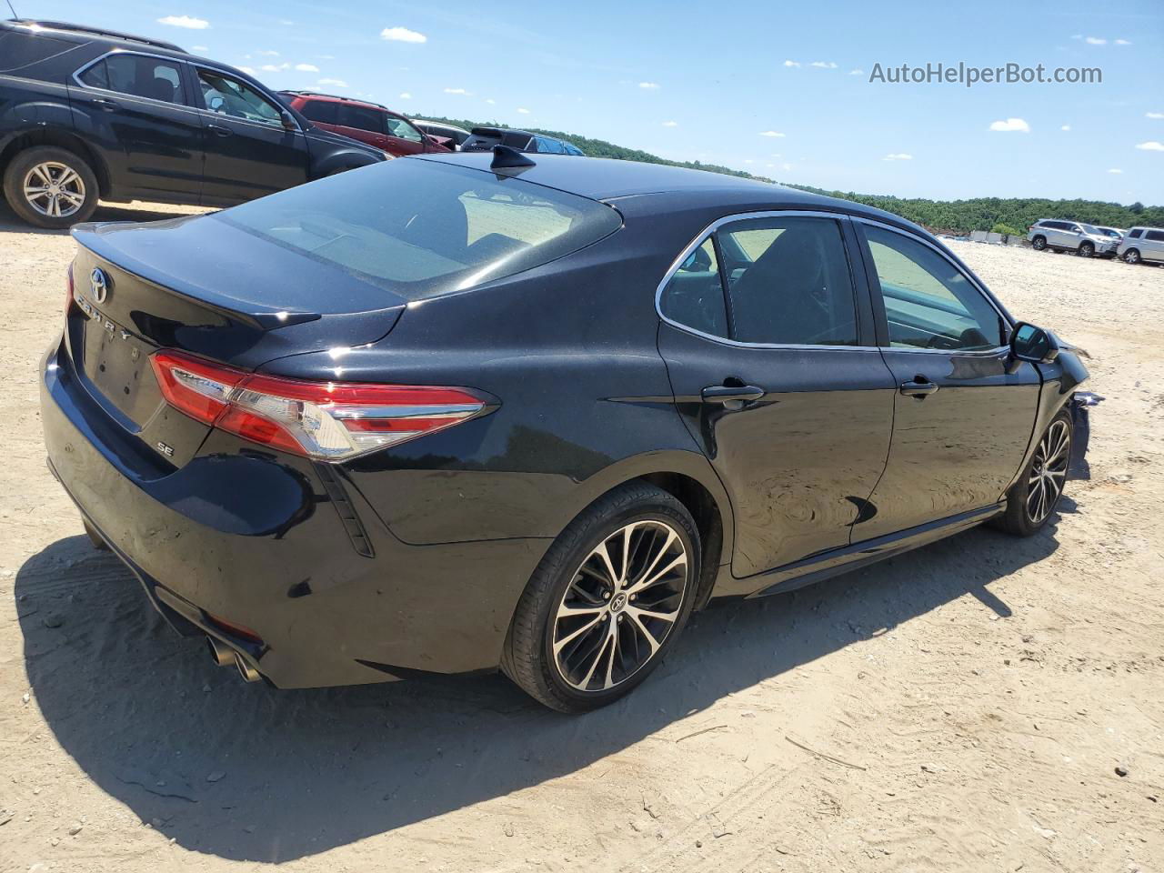 2019 Toyota Camry L Black vin: 4T1B11HK3KU251474