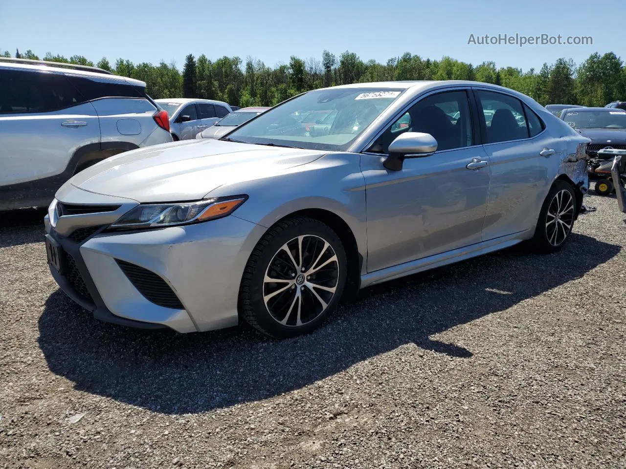 2019 Toyota Camry L Silver vin: 4T1B11HK3KU255122