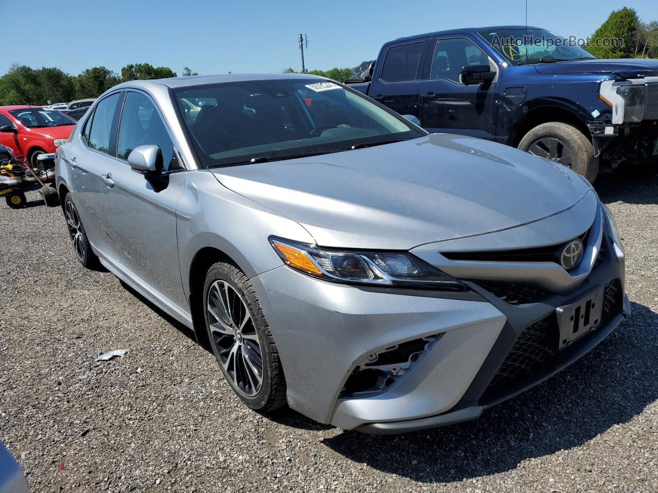 2019 Toyota Camry L Silver vin: 4T1B11HK3KU255122