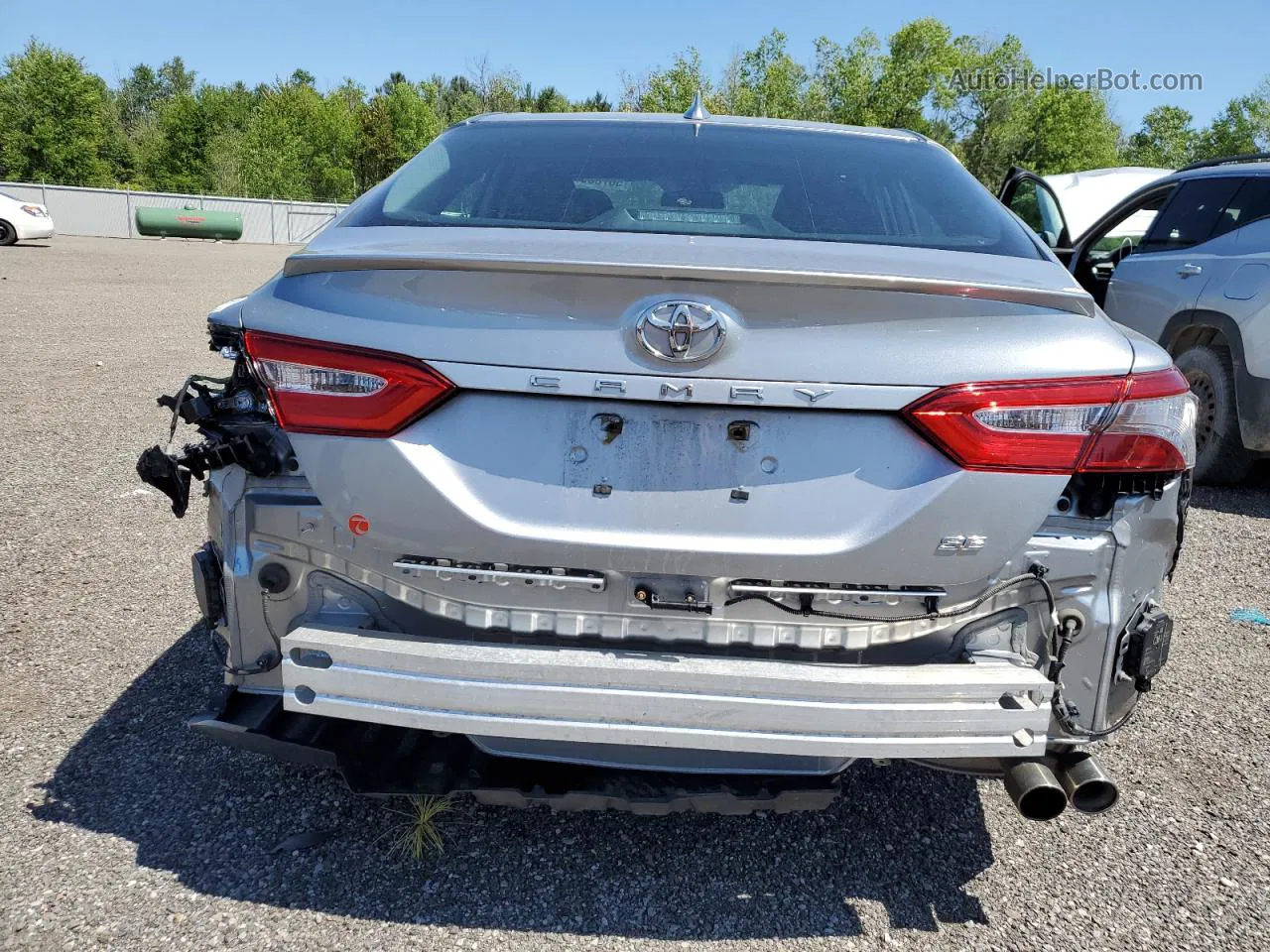 2019 Toyota Camry L Silver vin: 4T1B11HK3KU255122