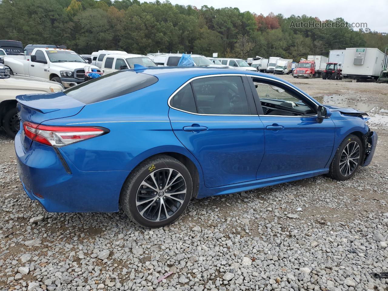 2019 Toyota Camry L Blue vin: 4T1B11HK3KU261941