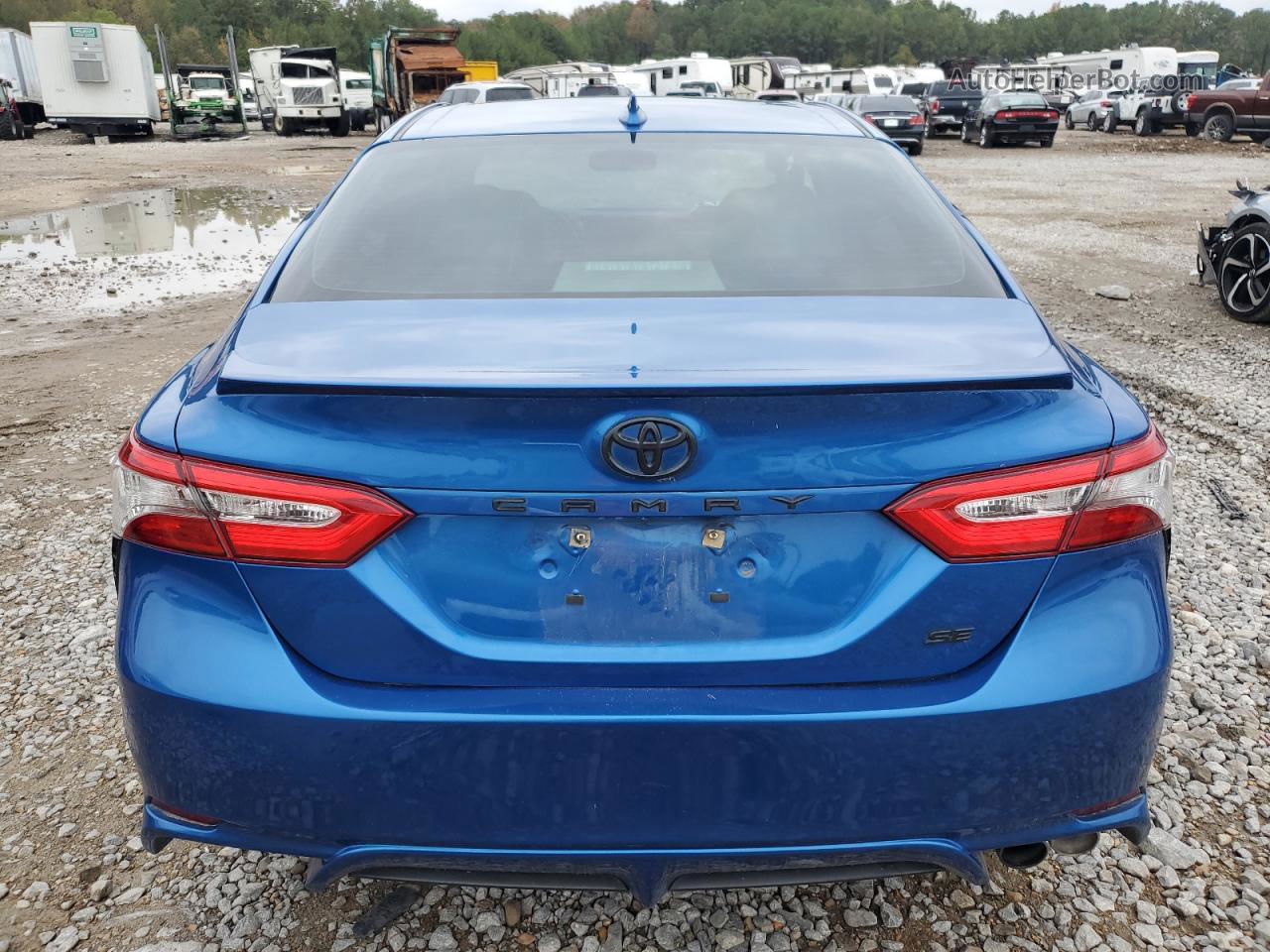 2019 Toyota Camry L Blue vin: 4T1B11HK3KU261941