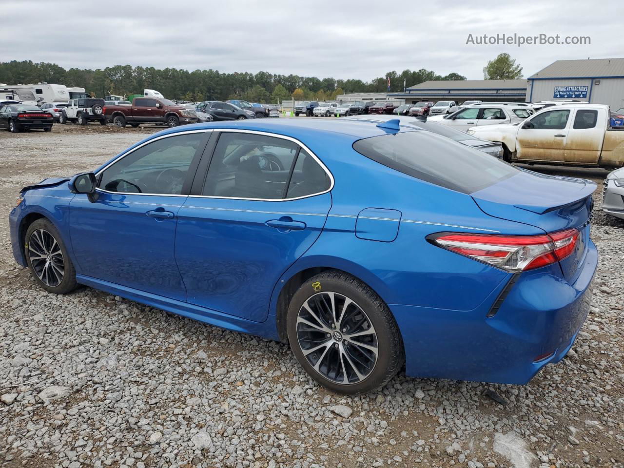 2019 Toyota Camry L Blue vin: 4T1B11HK3KU261941