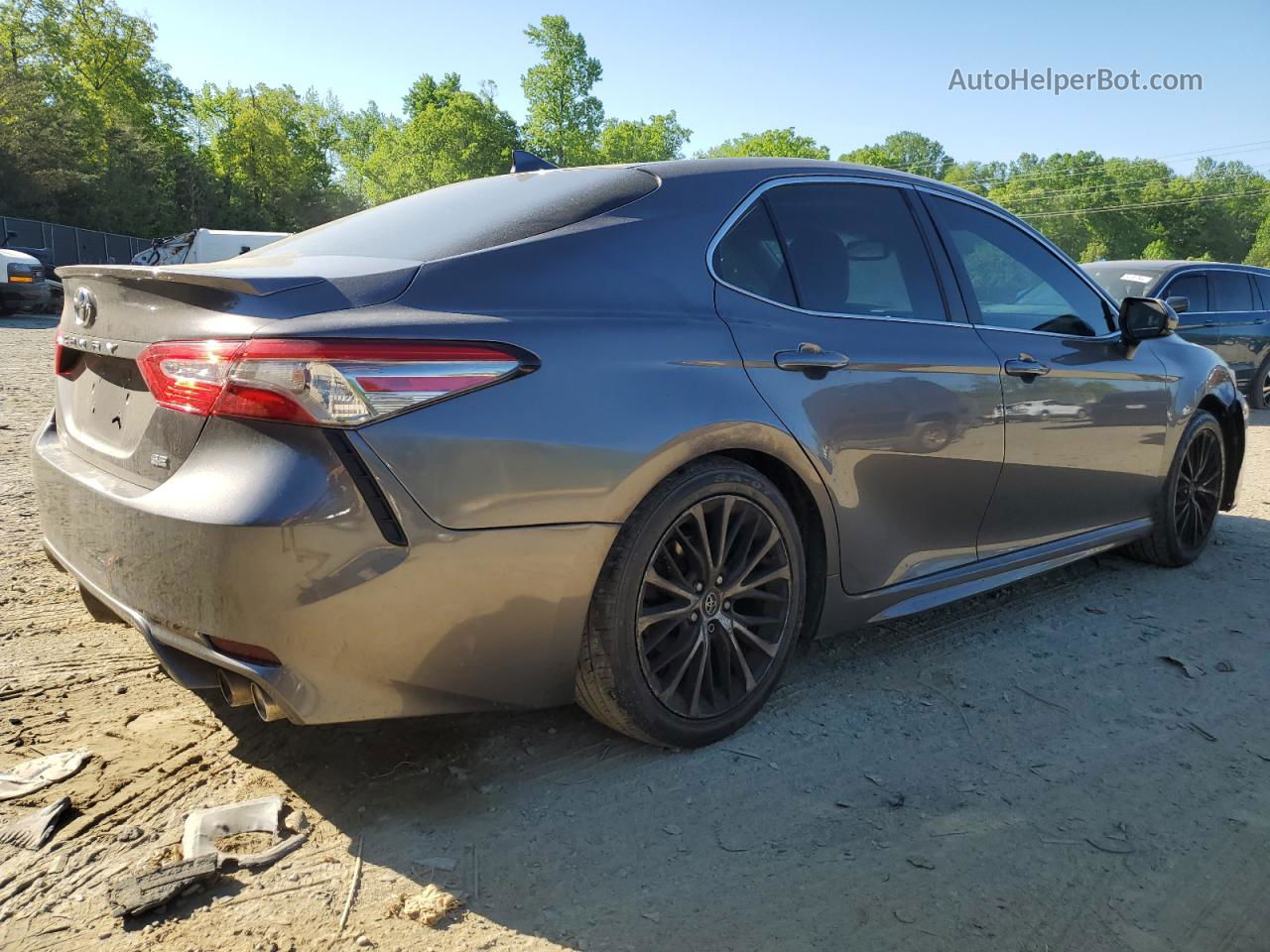 2019 Toyota Camry L Gray vin: 4T1B11HK3KU277363