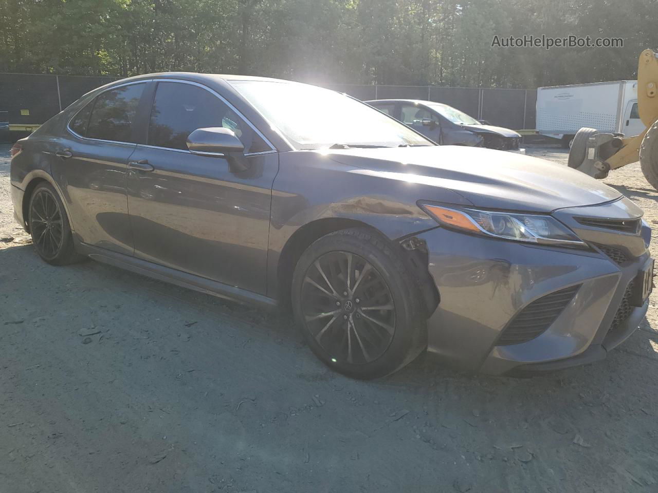 2019 Toyota Camry L Серый vin: 4T1B11HK3KU277363