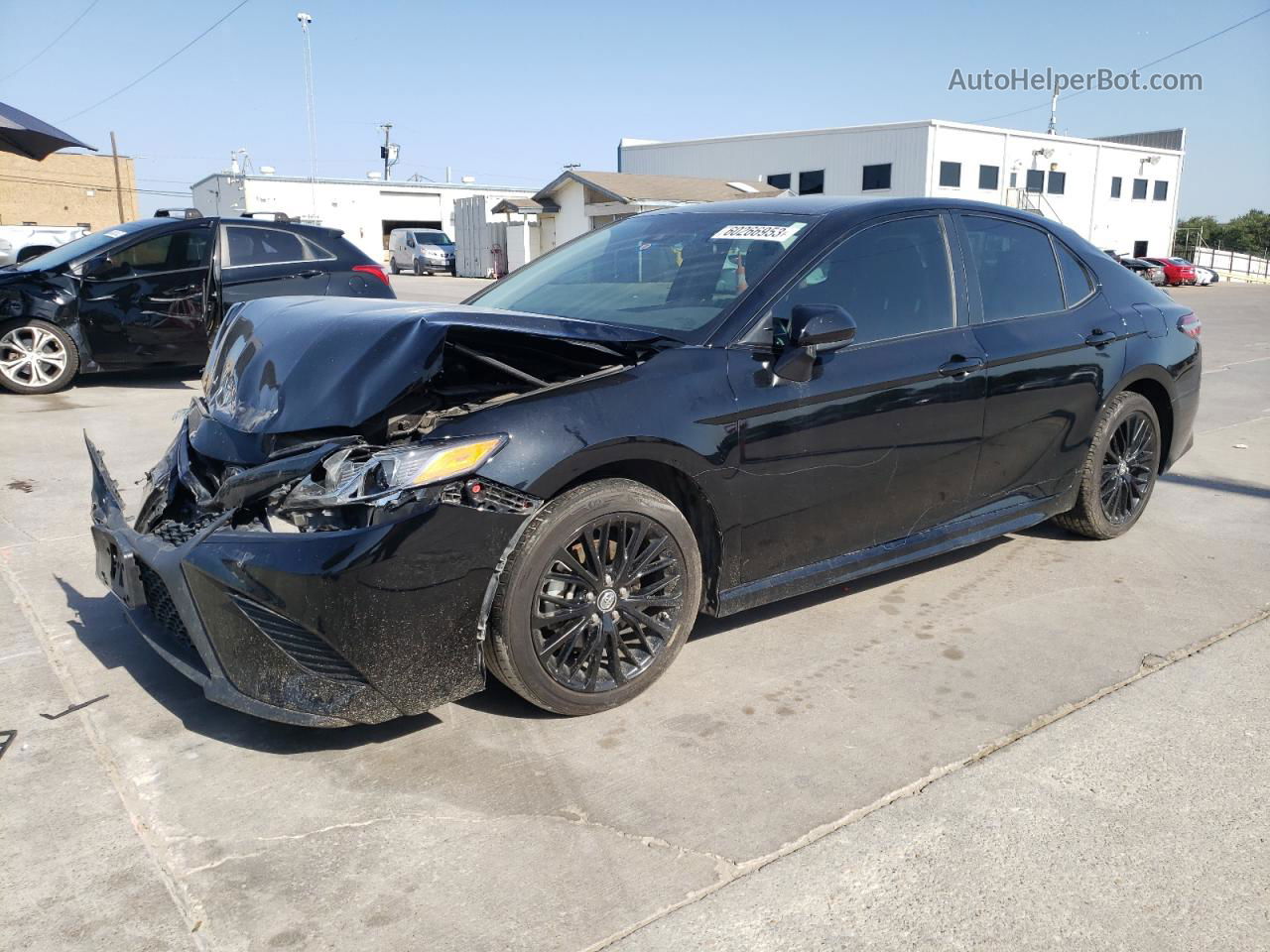 2019 Toyota Camry L Black vin: 4T1B11HK3KU278853