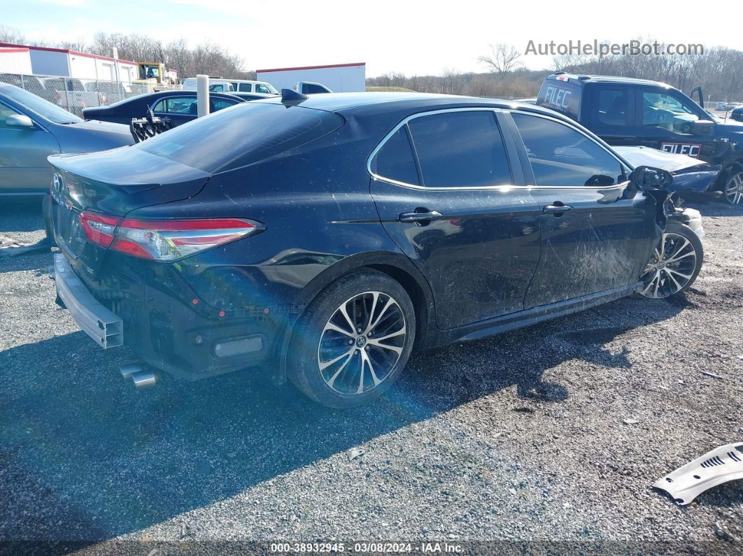 2019 Toyota Camry Se Black vin: 4T1B11HK3KU282482