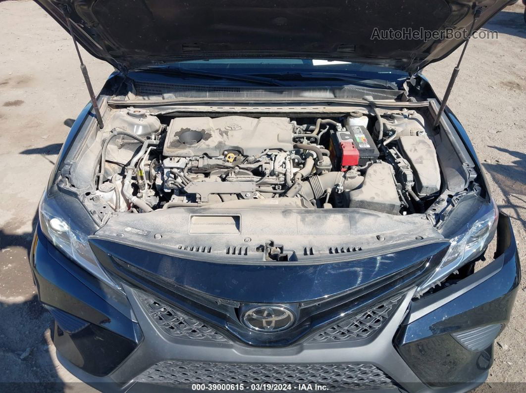 2019 Toyota Camry Se Black vin: 4T1B11HK3KU288461