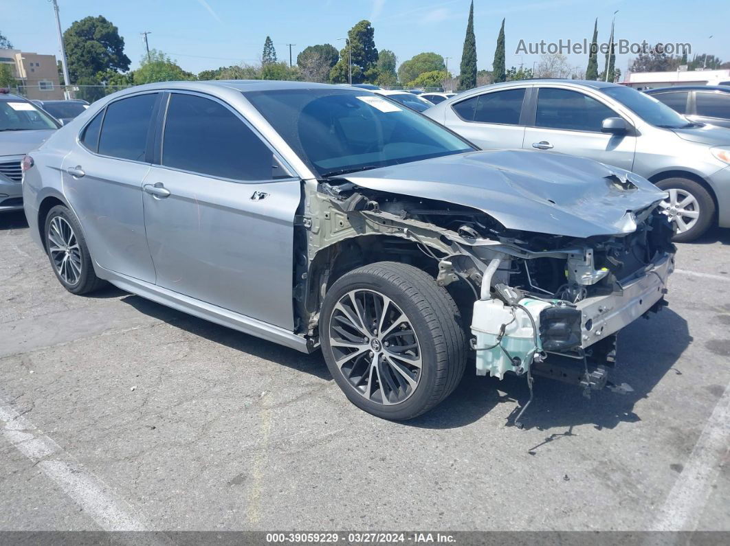 2019 Toyota Camry Se Silver vin: 4T1B11HK3KU733295