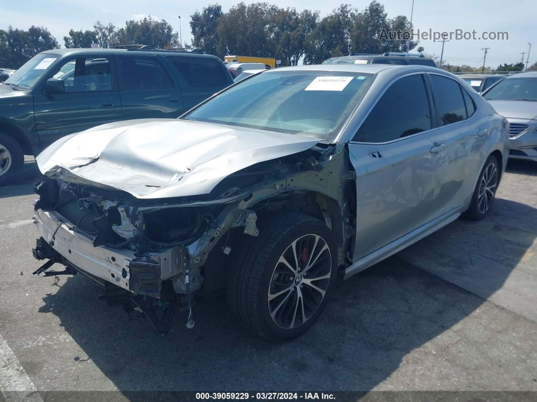 2019 Toyota Camry Se Silver vin: 4T1B11HK3KU733295