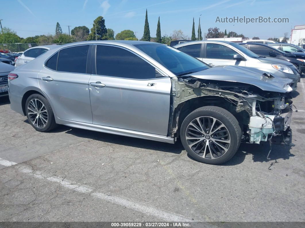 2019 Toyota Camry Se Silver vin: 4T1B11HK3KU733295