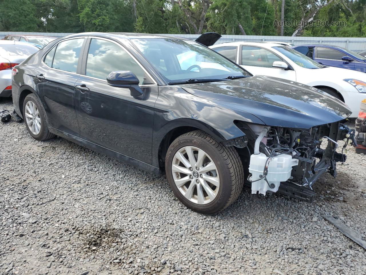 2019 Toyota Camry L Black vin: 4T1B11HK3KU741526