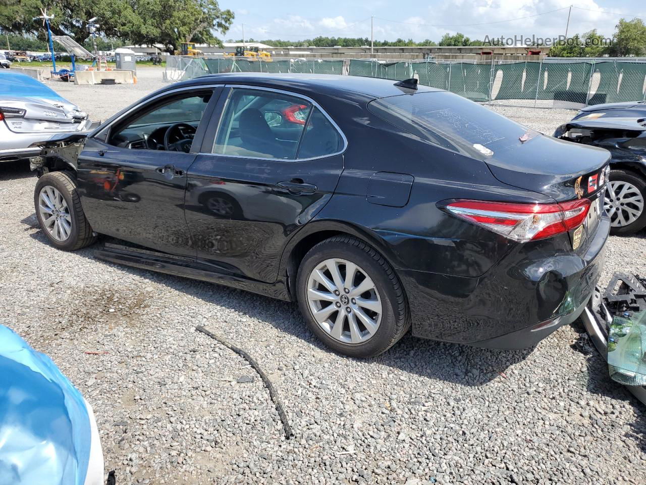 2019 Toyota Camry L Black vin: 4T1B11HK3KU741526